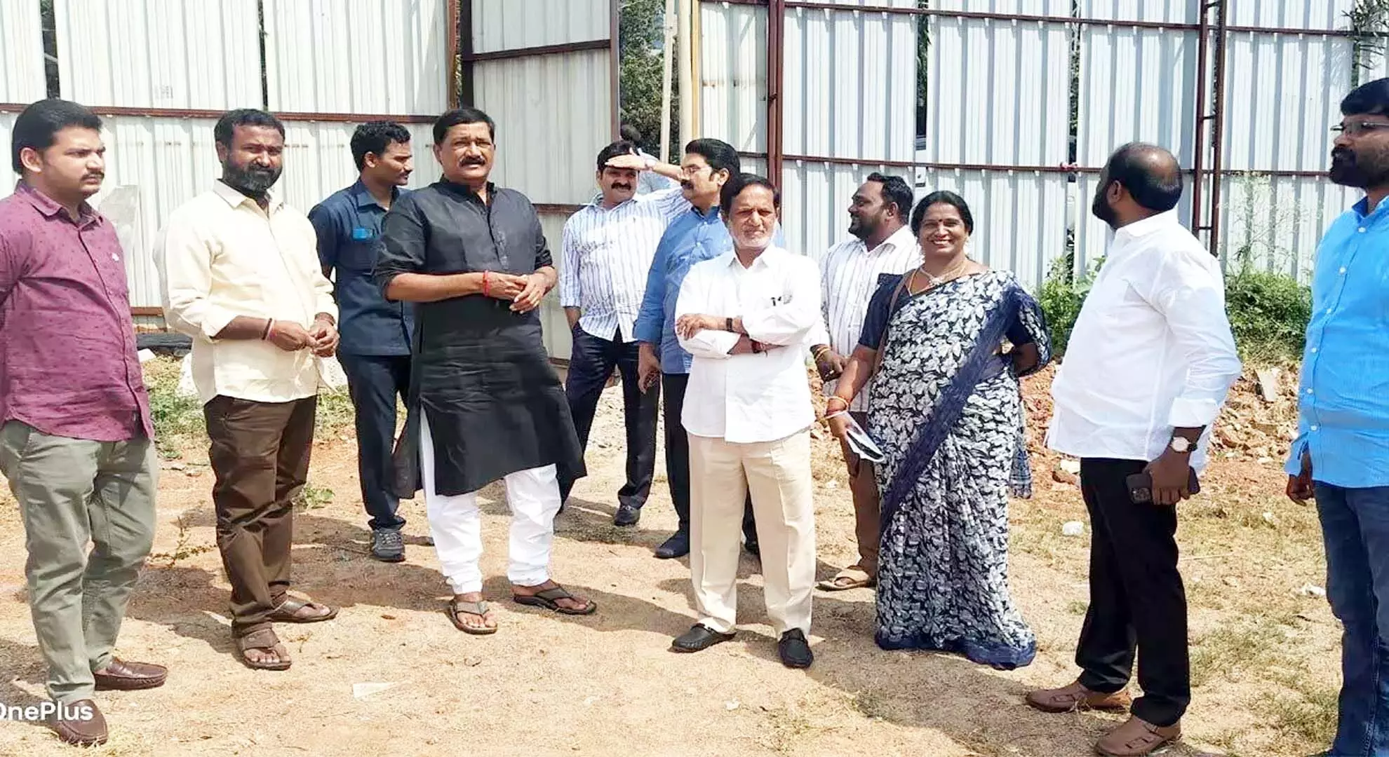 गंता श्रीनिवास राव ने नारा लोकेश के शंकरवम के आयोजन स्थलों का निरीक्षण किया