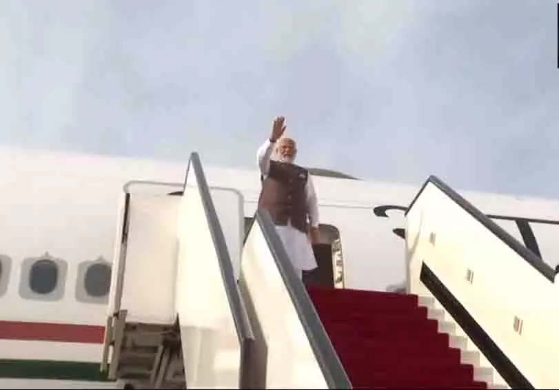 कतर से स्वदेश रवाना हुए PM मोदी