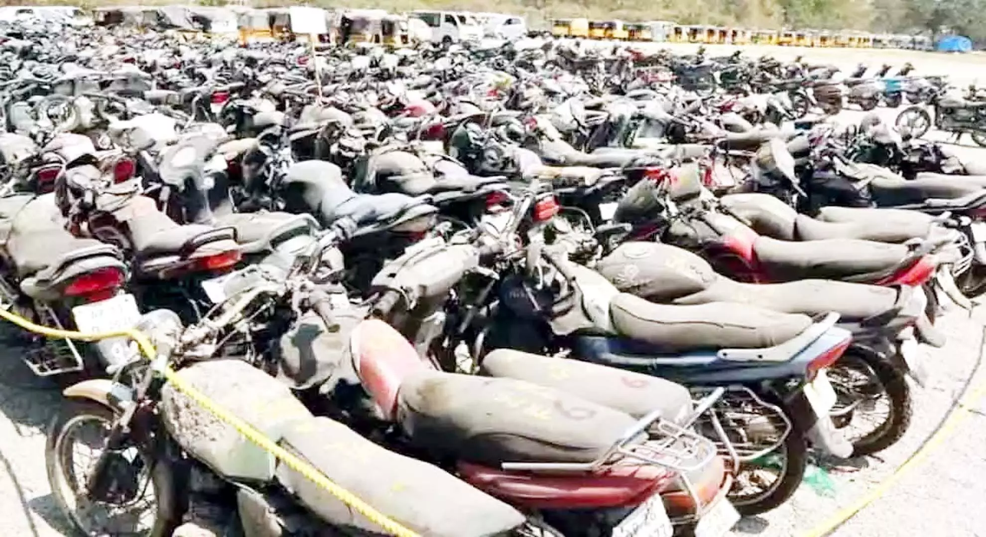 हैदराबाद: शहर पुलिस ने 1,640 वाहनों की नीलामी की