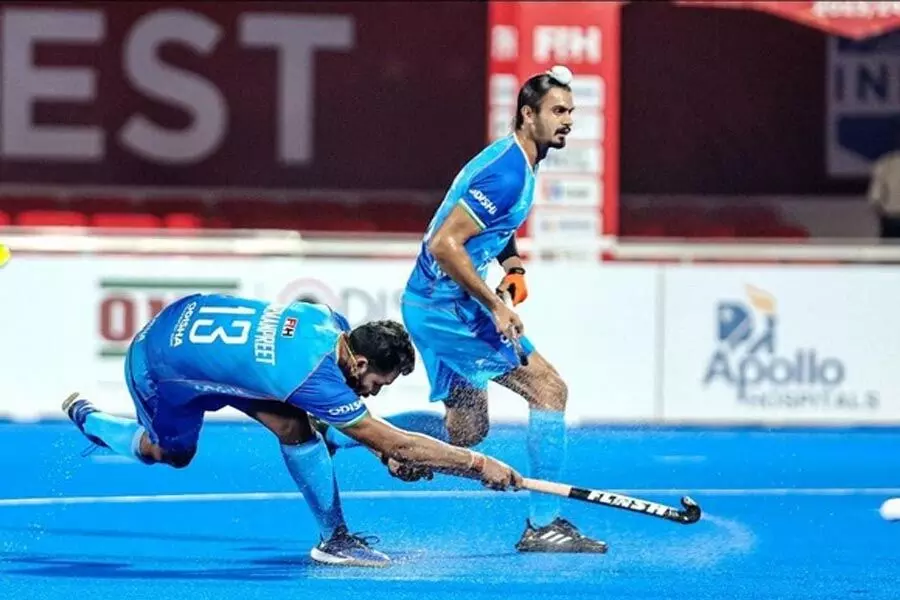 भारतीय पुरुष हॉकी टीम रोमांचक मुकाबले में ऑस्ट्रेलिया से 4-6 से हारे