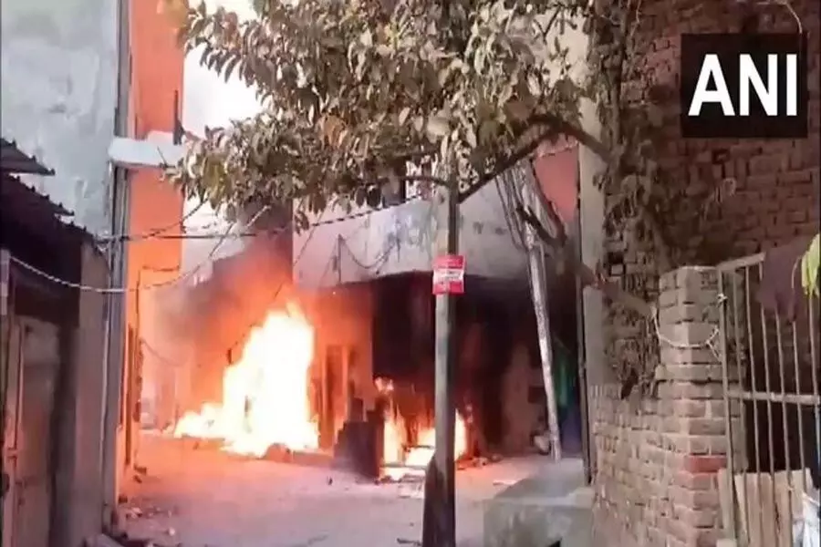 अलीपुर बाजार में लगी आग, 7 लोग की मौत