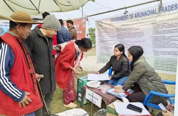 लेपराडा जिला प्रशासन द्वारा बसर में सेवा आपके द्वार शिविर का आयोजन