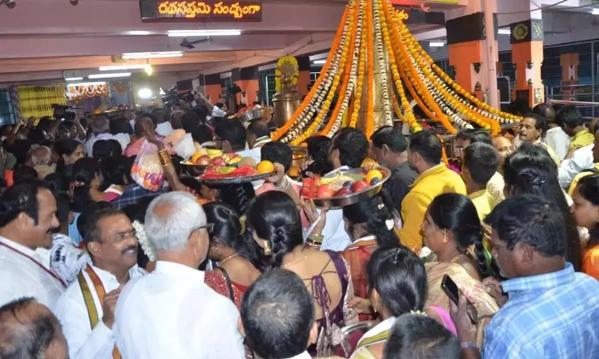 सूर्य देव मंदिर में मनाया गया रथ सप्तमी उत्सव