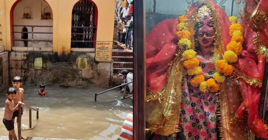 चौपाल में बागेश्वरी माता का आठ मंजिला प्राचीन मंदिर जलकर राख