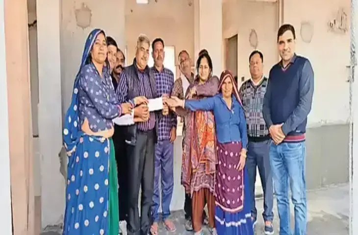 भामाशाह ने स्वास्थ्य मंदिर आश्रम में 3 लाख 11 हजार रुपए दिए दान