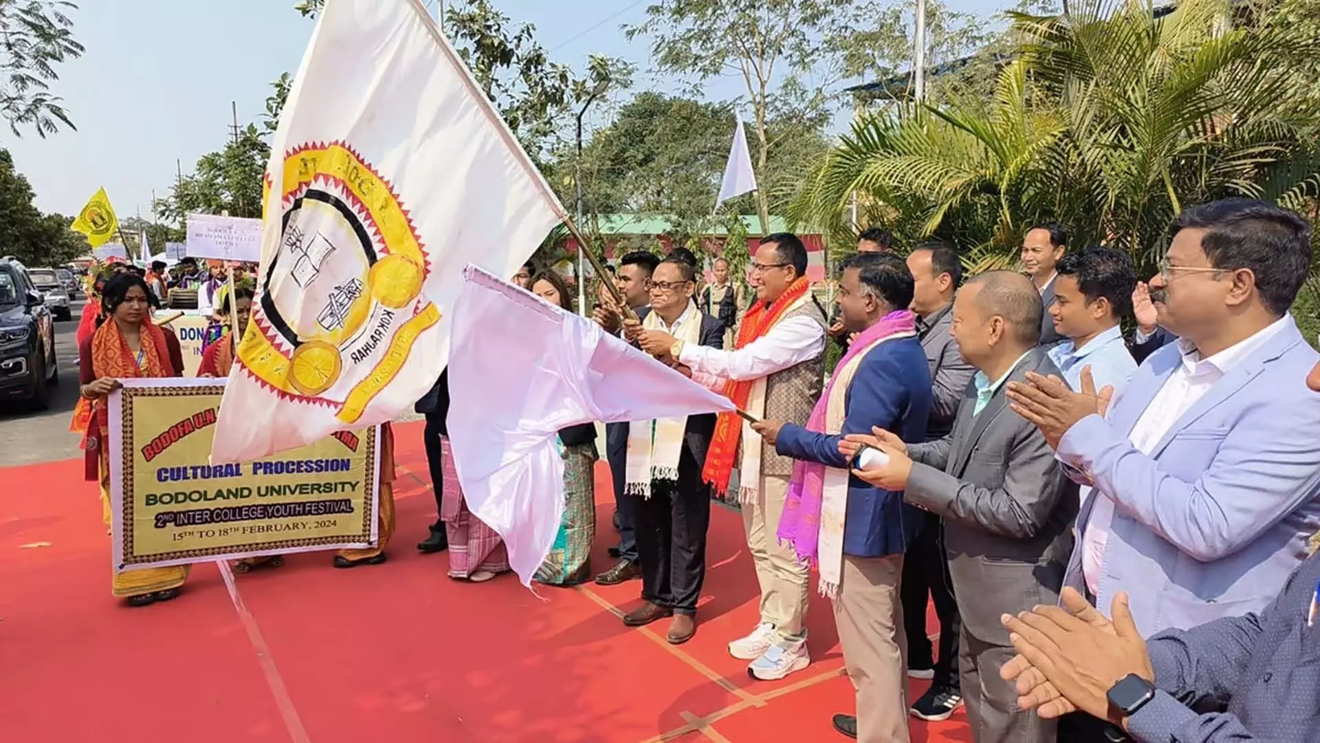 बोडोलैंड विश्वविद्यालय युवा महोत्सव कोकराझार में विश्वविद्यालय परिसर में  हुआ शुरू