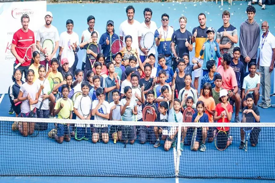 बेंगलुरु ओपन टेनिस क्लिनिक में उभरते खिलाड़ियों ने शीर्ष एटीपी स्टार्स के साथ कंधे से कंधा मिलाया