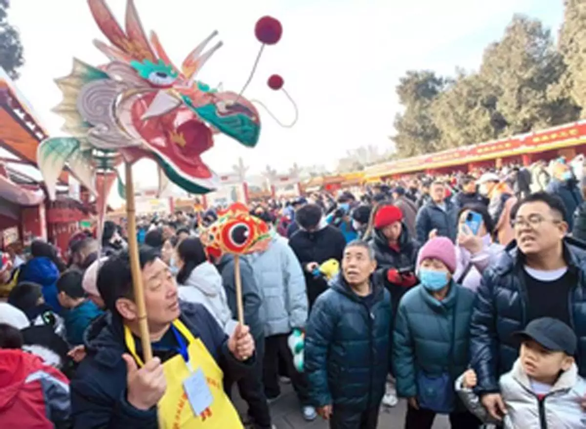 चीन में वसंत त्योहार की छुट्टियों में घरेलू पर्यटकों की संख्या 47 करोड़ 40 लाख रही
