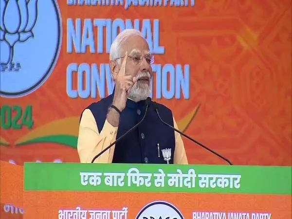 बीजेपी सम्मेलन में जोशीले संबोधन में पीएम मोदी बोले- हमें अगले 100 दिनों में सबका विश्वास जीतना है