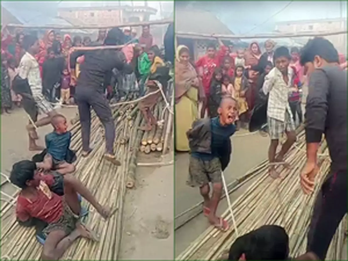 कुएं का पानी पीने पर दलित बच्चों की पिटाई, तालिबानी सजा का वीडियो वायरल