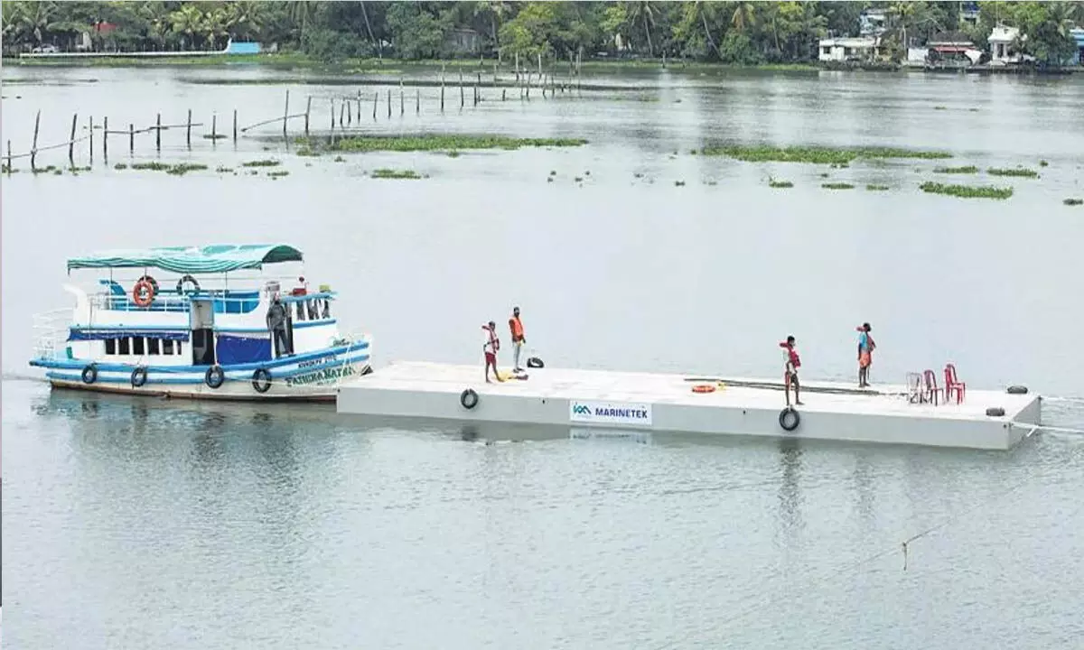 एस चित्तूर कॉरिडोर को वॉटर मेट्रो सेवाओं के लिए खोलने के लिए नई फ़ेरी