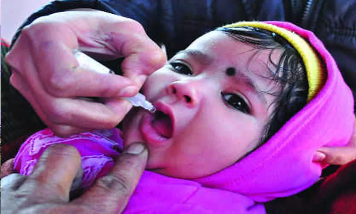 हमीरपुर जिले में 32 हजार बच्चों को पिलाई जाएगी पोलियो की खुराक