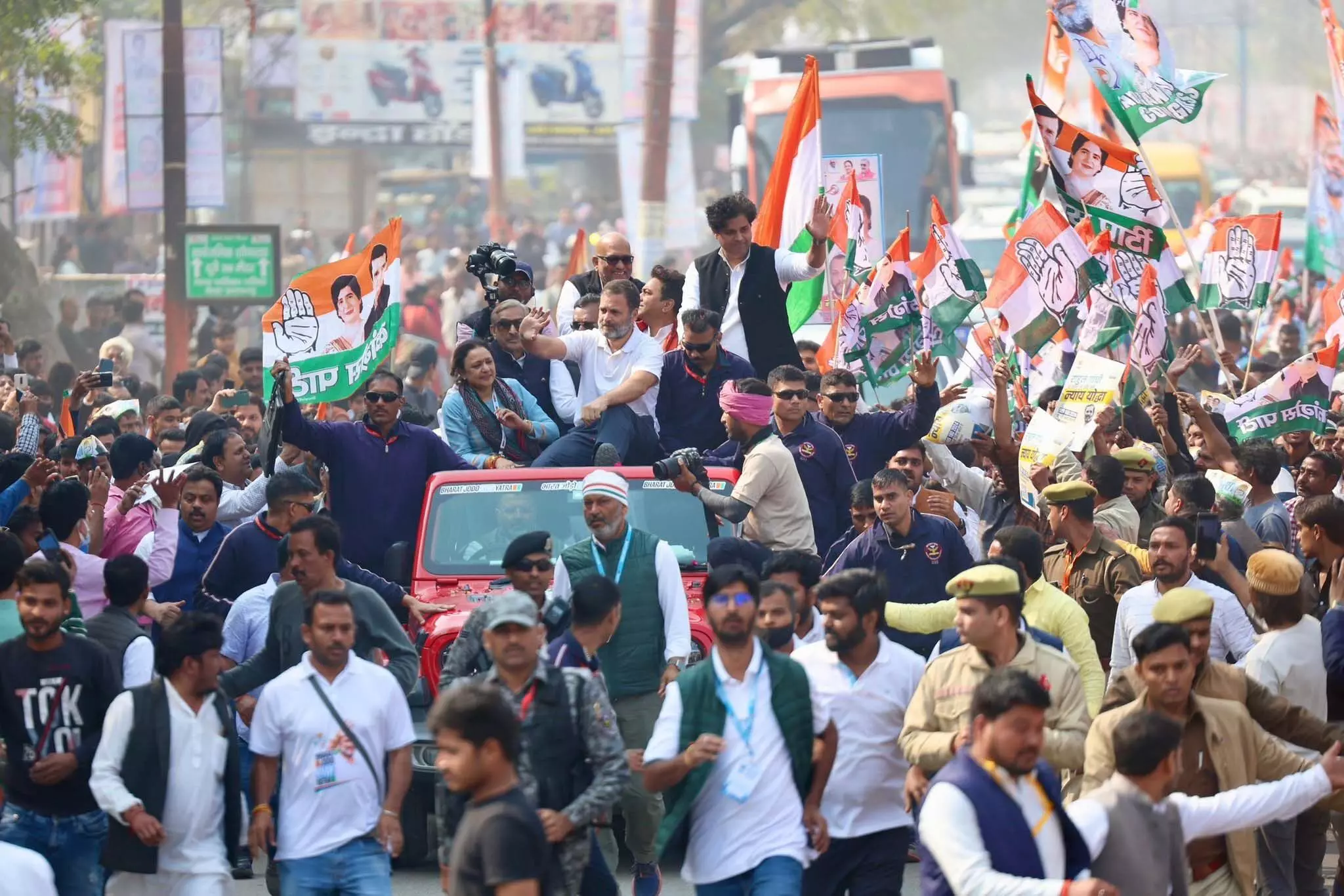 भारत जोड़ो न्याय यात्रा का 37वां दिन, प्रतापगढ़ पहुंचे राहुल गांधी