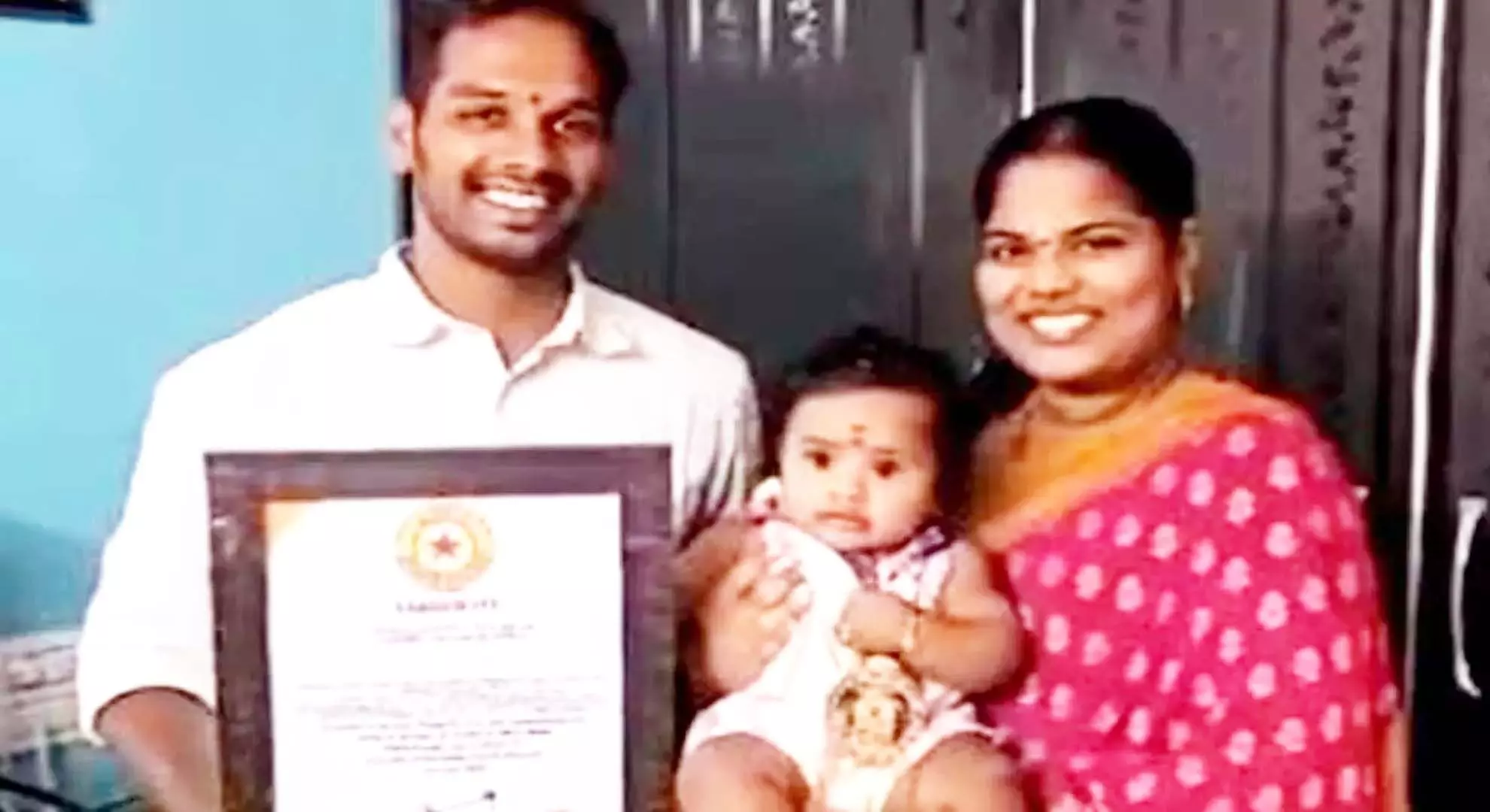 एपी की चार महीने की बच्ची ने अपनी पहचान कौशल के लिए विश्व रिकॉर्ड हासिल किया