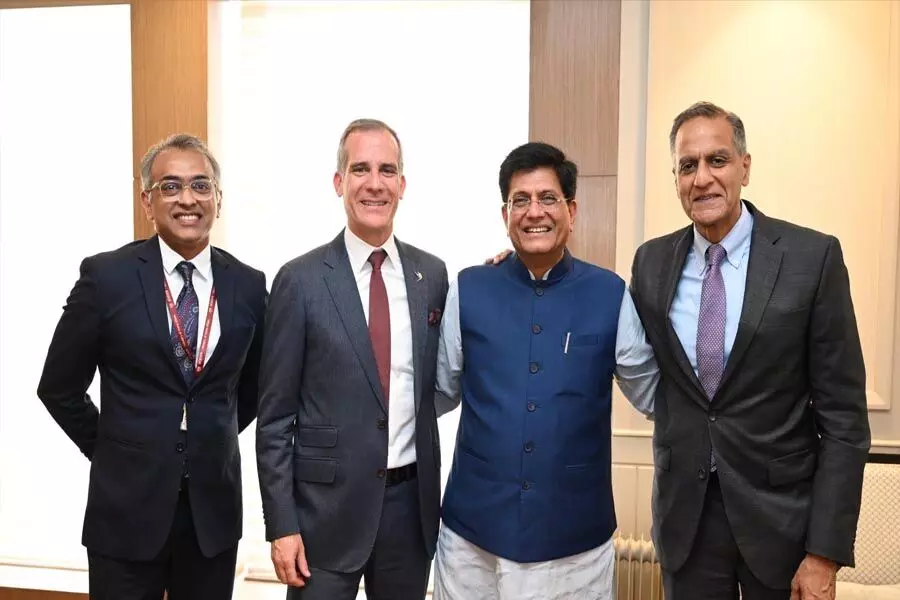 पीयूष गोयल ने विदेश विभाग के शीर्ष अधिकारी रिचर्ड वर्मा के साथ भारत-अमेरिका व्यापार, निवेश संबंधों पर चर्चा की