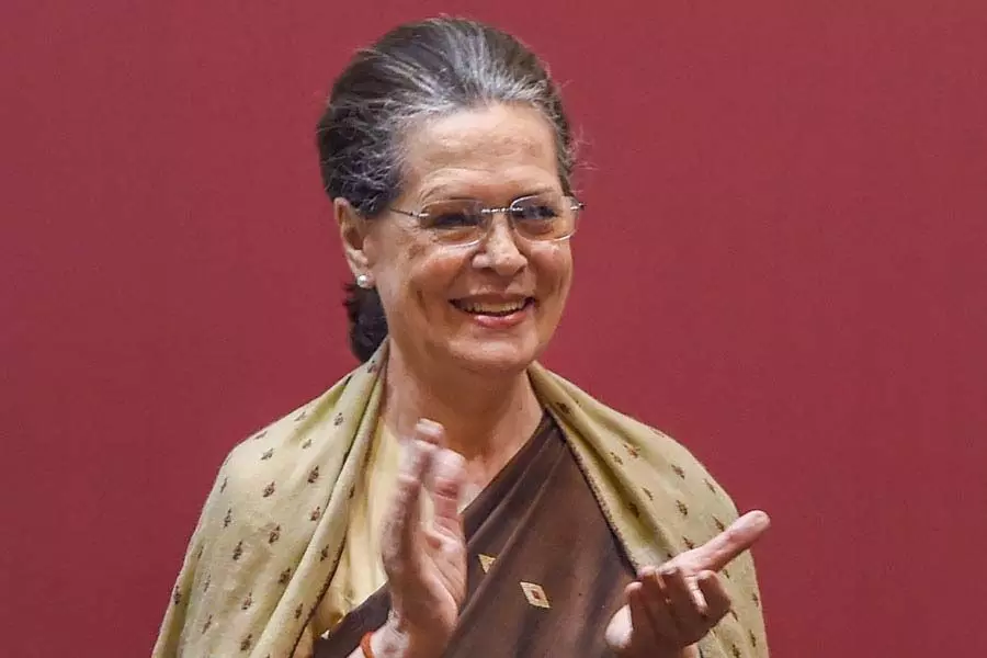 कांग्रेस नेता सोनिया गांधी राजस्थान से राज्यसभा के लिए निर्विरोध चुनी