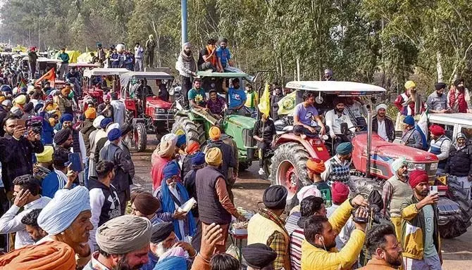 किसान आज दिल्ली चलो विरोध मार्च के लिए पूरी तरह तैयार
