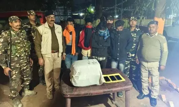 15 किलो गांजा के साथ चार आरोपी गिरफ्तार