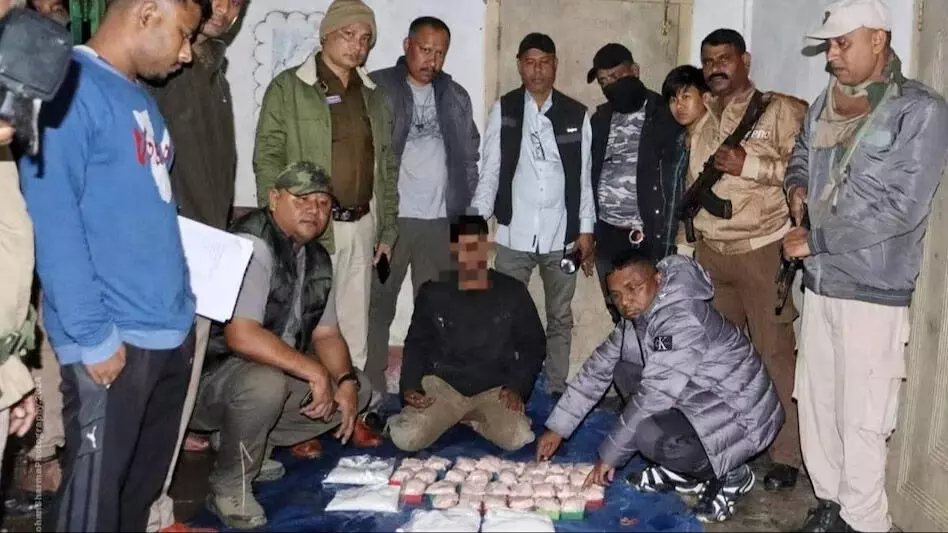कछार में 24 करोड़ रुपये की नशीली दवाओं का जखीरा, एक गिरफ्तार