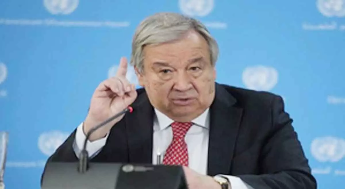संयुक्त राष्ट्र प्रमुख का यूक्रेन संकट खत्म करने का आह्वान