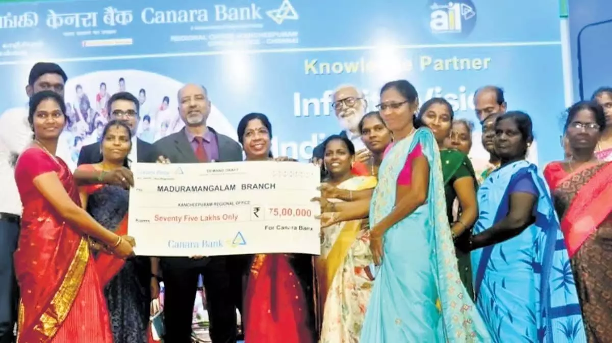 केनरा बैंक ने स्वयं सहायता समूहों को 10 करोड़ रुपये का ऋण वितरित किया