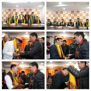 अरुणाचल प्रदेश में कांग्रेस, एनपीपी के चार विधायक सत्तारूढ़ भाजपा में शामिल हुए