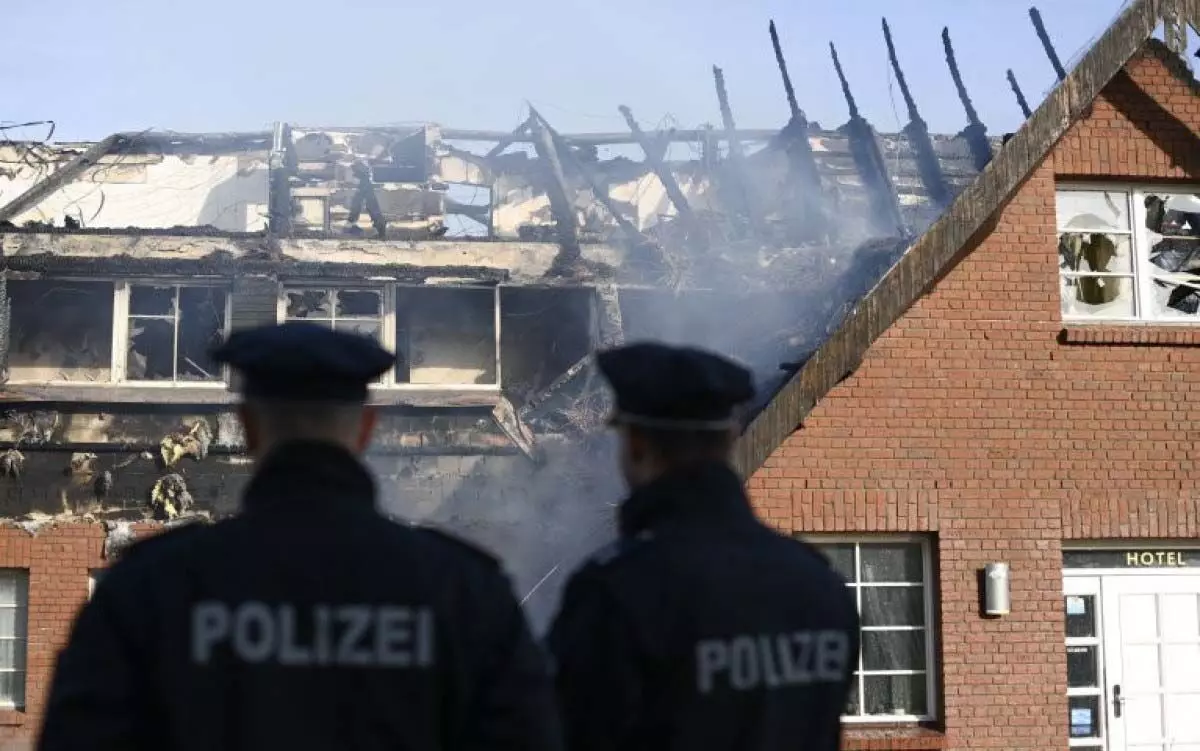 जर्मन शरण केंद्र में आग लगने से एक की मौत, तीन घायल