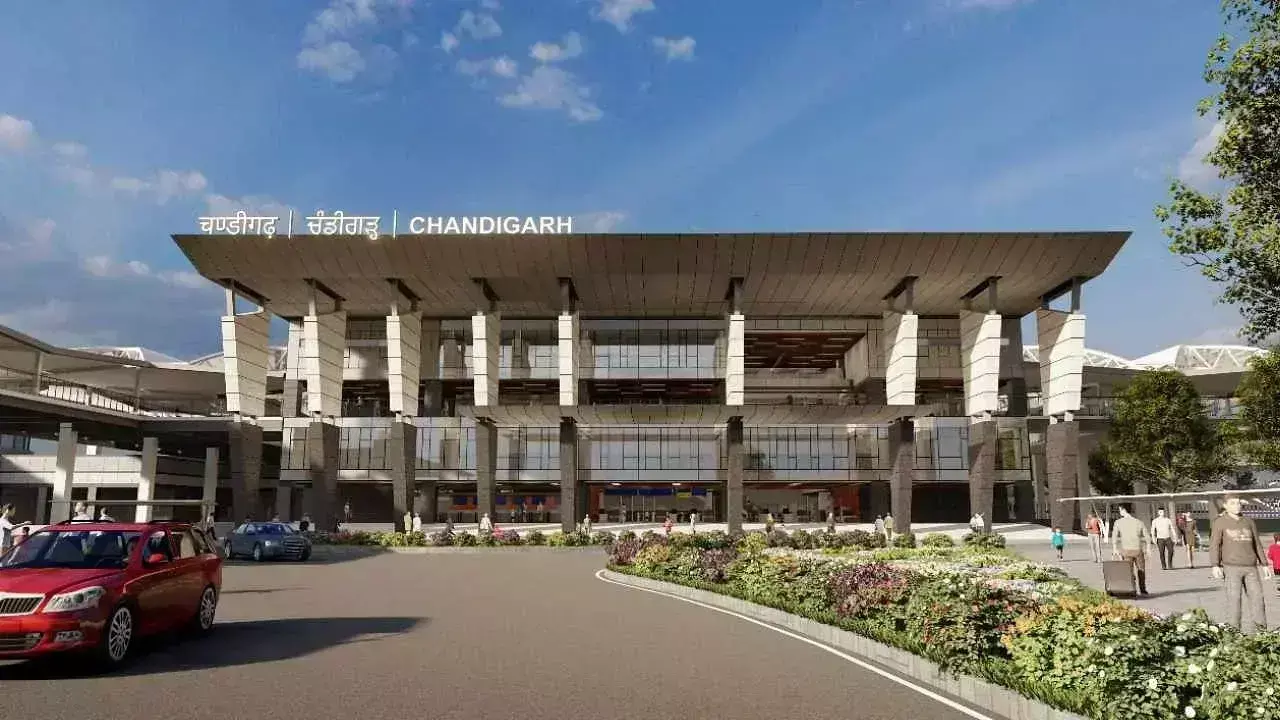 चंडीगढ़ वर्ल्ड क्लास रेलवे स्टेशन का निर्माण 75 प्रतिशत काम पूरा