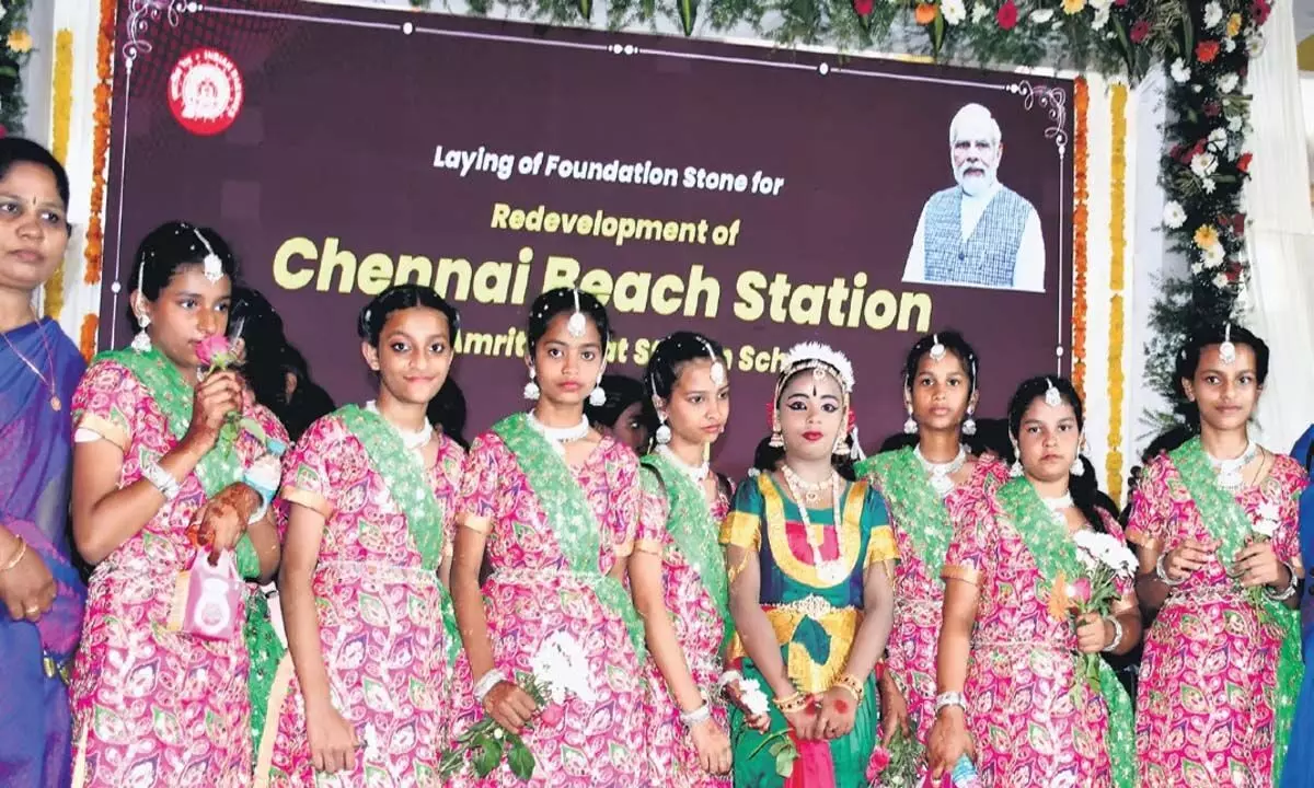 प्रधानमंत्री ने 34 तमिलनाडु रेलवे स्टेशनों के आधुनिकीकरण की आधारशिला रखी