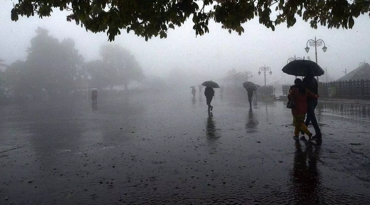 भारी बारिश के चलते ओडिशा के चार जिलों के लिए पीली चेतावनी जारी