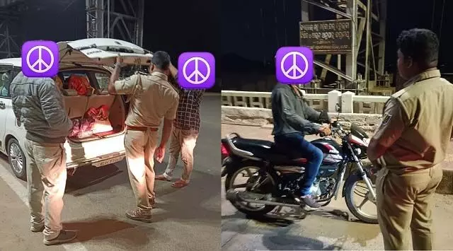 पुलिस ने वाहन चेकिंग तेज की, 207 ई-चालान जारी, 24 घंटे में 2,39,000 रुपये जुर्माना वसूला गया