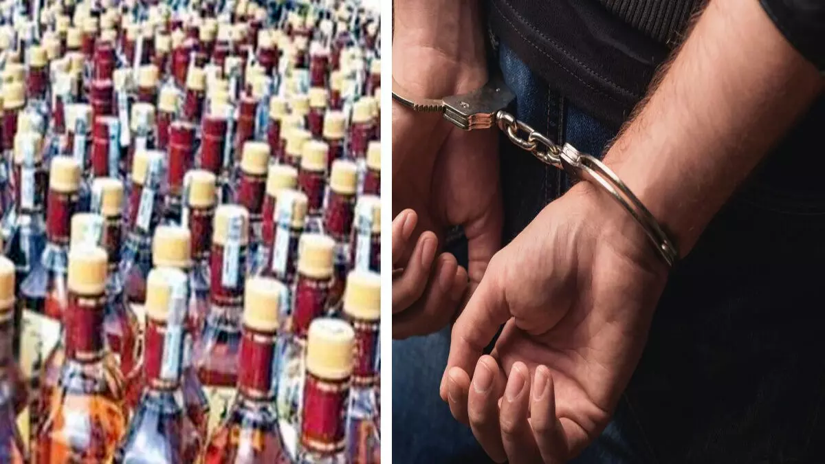 सल्ट में पुलिस ने अवैध शराब के साथ युवक को किया गिरफ्तार