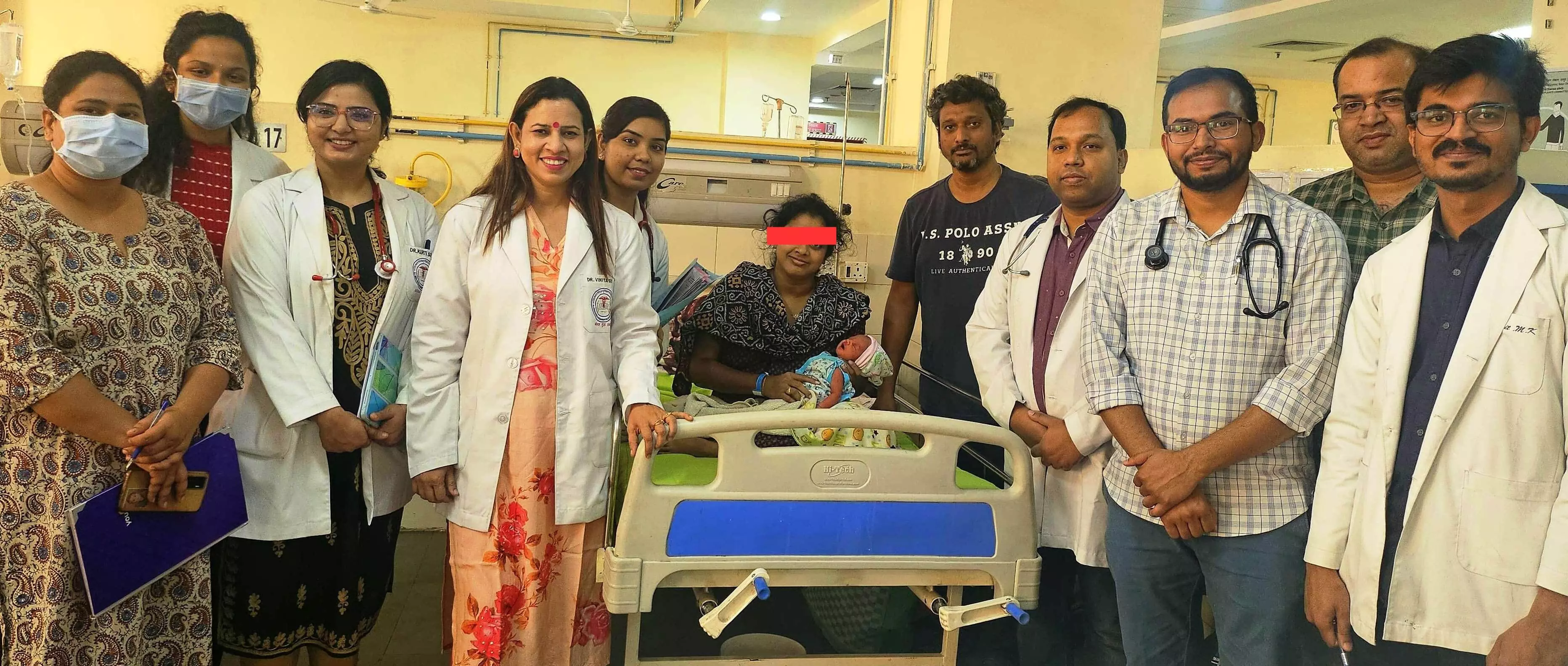 दुर्लभ बीमारी से ग्रसित गर्भवती महिला का रायपुर एम्स में हुआ सफलतापूर्वक प्रसव