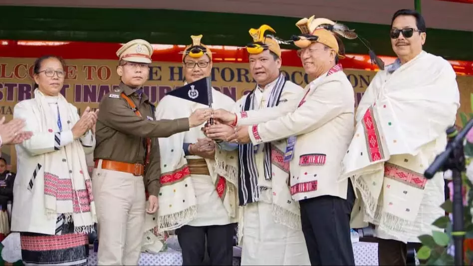 अरुणाचल सरकार ने भव्य समारोहों के बीच 27वें जिले, केई पन्योर का उद्घाटन