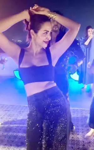 मलाइका अरोड़ा ने झलक दिखला जा 11 शो की फेयरवेल पार्टी में बेली डांस किया