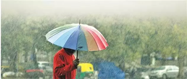 पंजाब के कई हिस्सों में बारिश, आंधी-तूफान आया