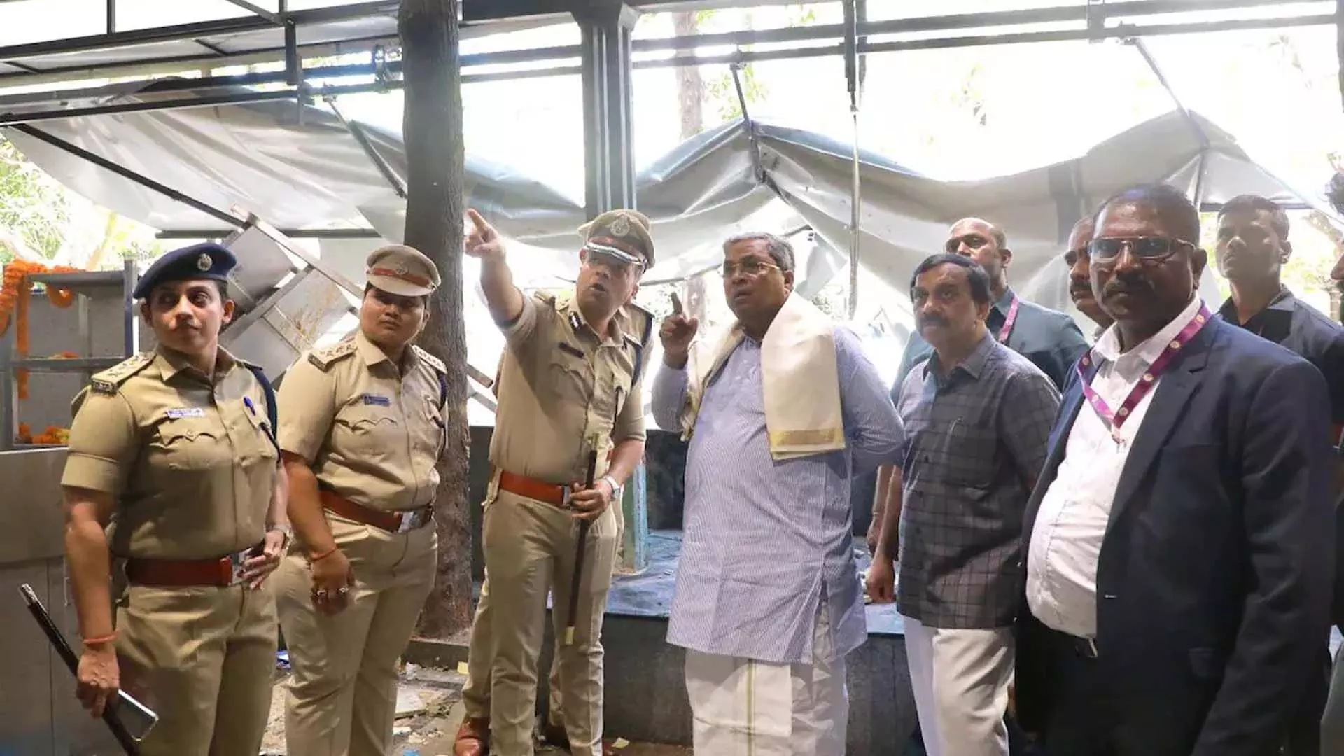 सिद्धारमैया ने बेंगलुरु कैफे विस्फोट स्थल का दौरा किया, पुलिस ने जांच तेज की