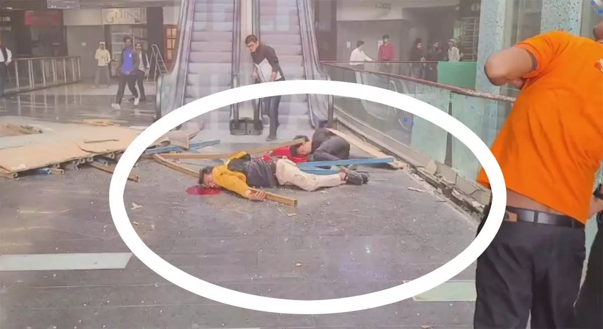 Blue Sapphire Mall: मॉल में 2 लोगों की मौत, लाश देख डर गए लोग