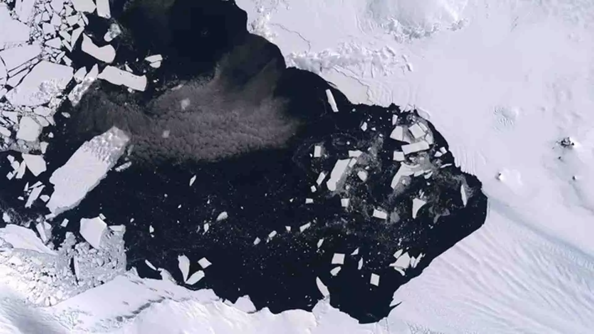 अंटार्कटिक ग्लेशियर के टूटने से 80 मील प्रति घंटे की गति का रिकॉर्ड टूटा