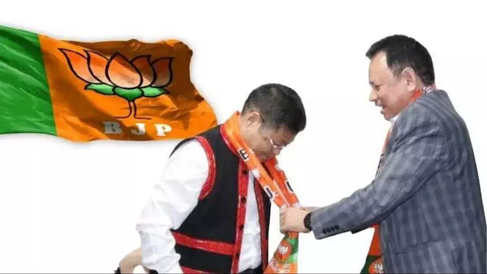 विधानसभा चुनाव से पहले अरुणाचल कांग्रेस विधायक दल के नेता बीजेपी में शामिल