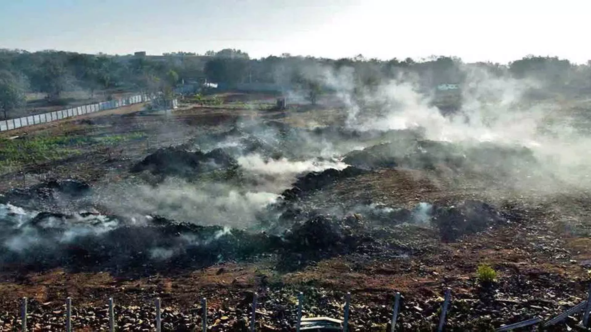 हैदराबाद: कूड़ा जलाने से निकलने वाले धुएं से जान जोखिम में पड़ जाती