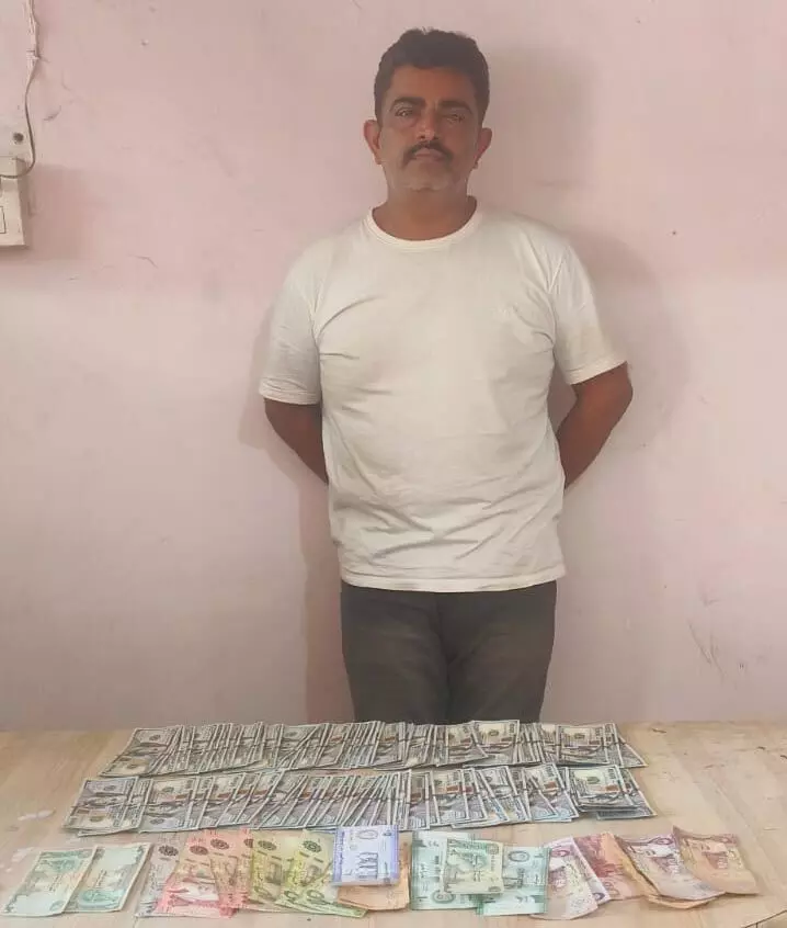 धर्मशाला में रायपुर पुलिस ने मारी रेड, विदेशी करेंसी मुद्रा जब्त