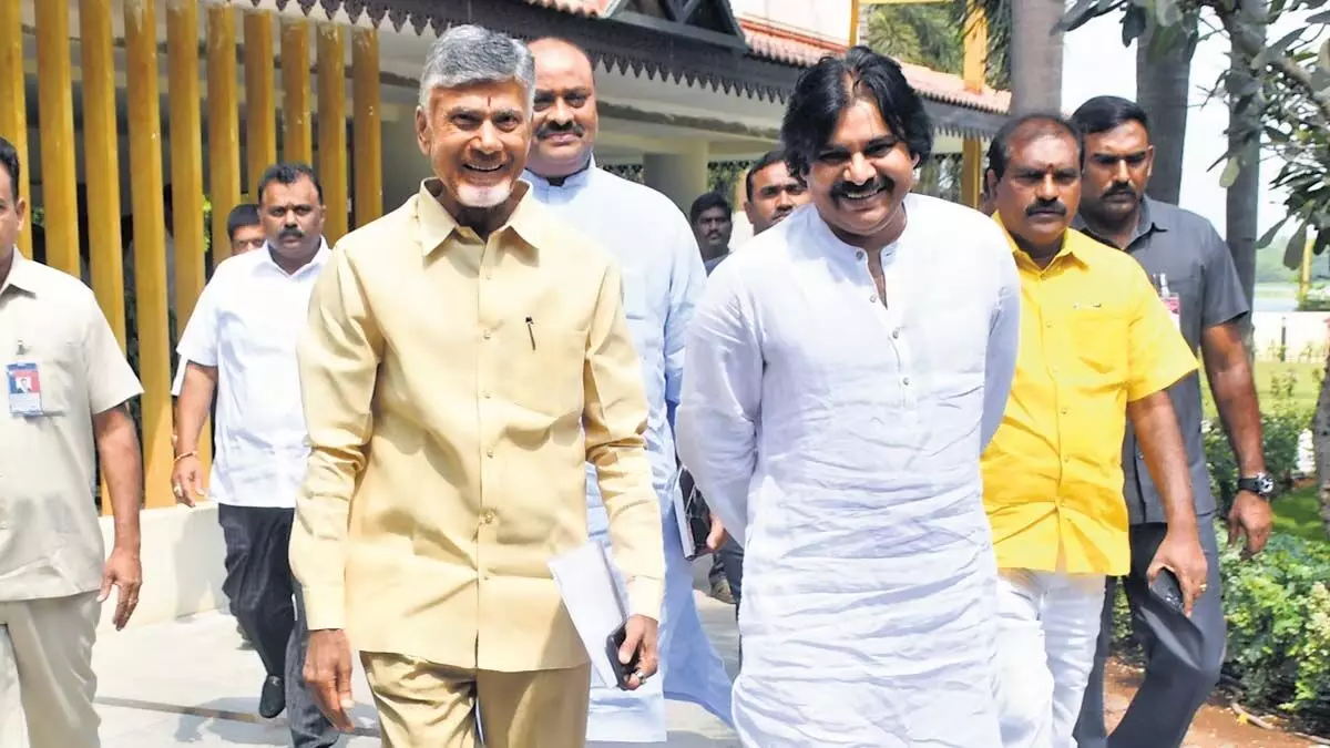 TDP-JSP-BJP गठबंधन पर समझौता लगभग हो गया, सीटों पर अभी सहमति नहीं बनी