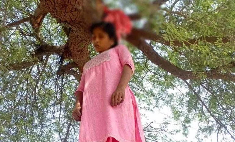 पेड़ में युवती ने लगाई फांसी, अभनपुर थाने का मामला