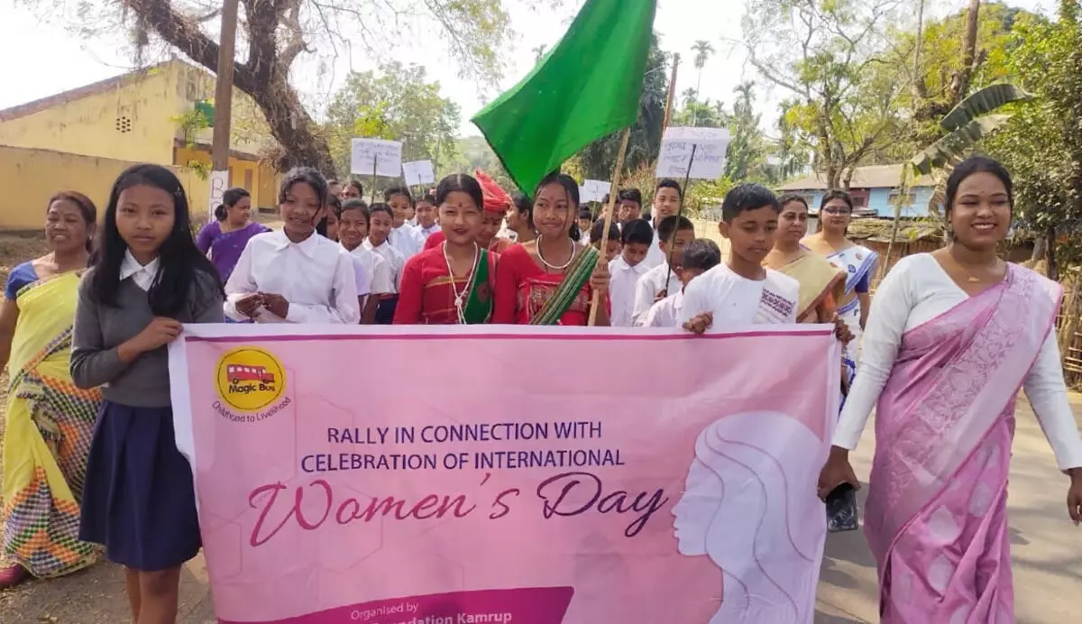 मैजिक बस इंडिया फाउंडेशन  कामरूप ने अंतर्राष्ट्रीय महिला दिवस मनाया