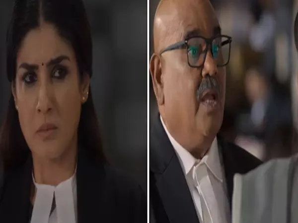 पटना शुक्ला के ट्रेलर में वकील अवतार में नजर आई रवीना टंडन