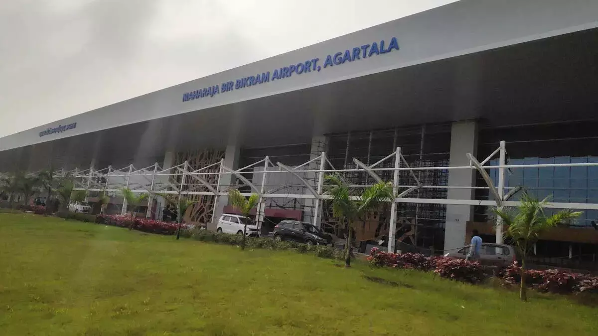 त्रिपुरा अगरतला में एमबीबी हवाई अड्डा अंतरराष्ट्रीय दर्जा हासिल करने के लिए तैयार