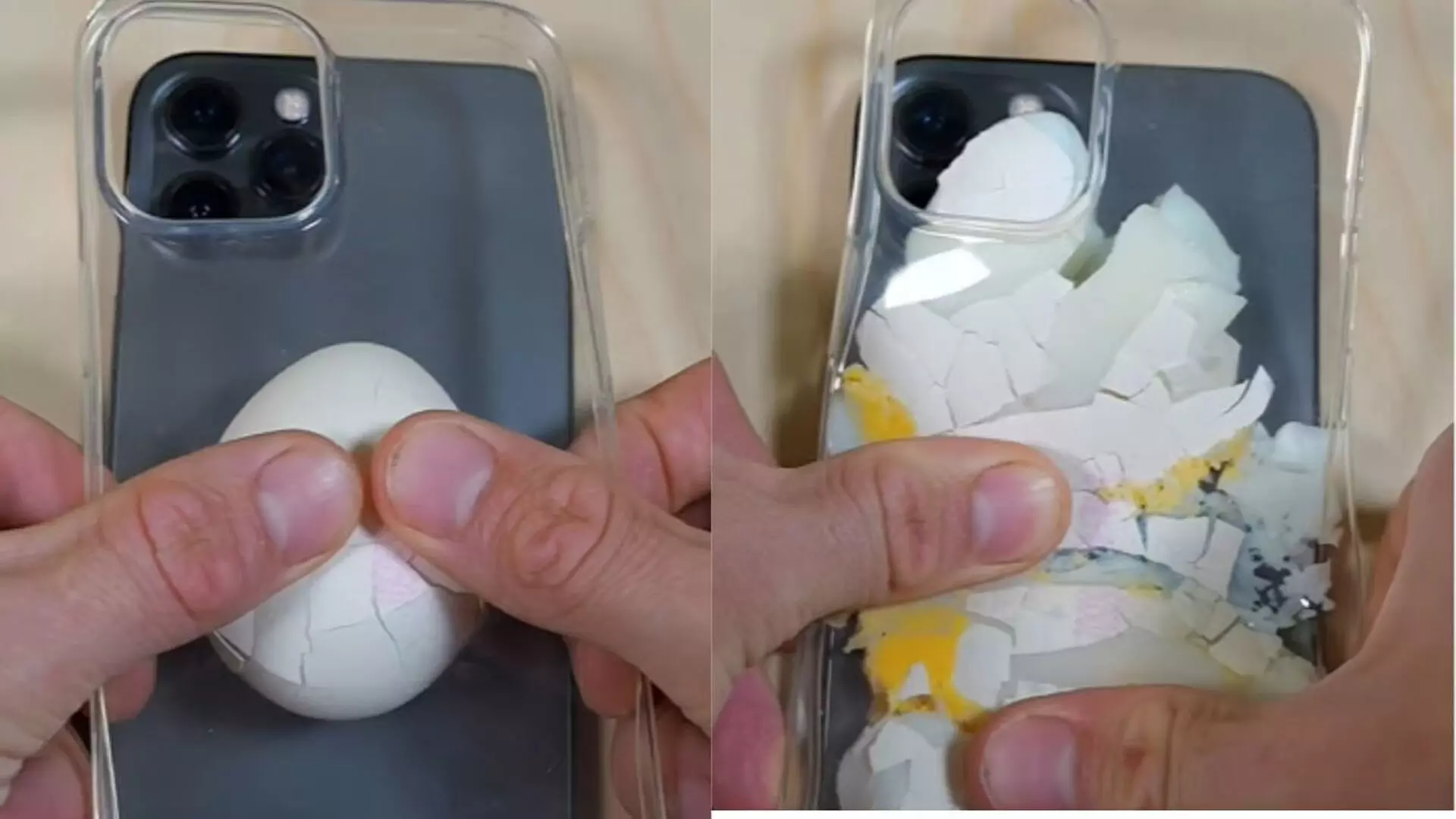 शख्स ने Apple iPhone पर कुचला अंडा, देखें वायरल वीडियो