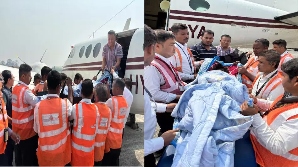 सिक्किम के मुख्यमंत्री ने लंबे समय से बीमार मरीज के लिए बागडोगरा से दिल्ली तक चिकित्सा उड़ान की व्यवस्था