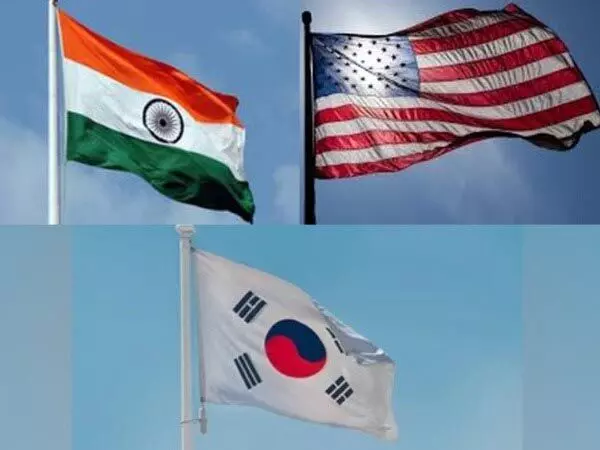 भारत, अमेरिका, दक्षिण कोरिया क्षेत्र और वैश्विक स्तर पर संवेदनशील प्रौद्योगिकियों की सुरक्षा के लिए समन्वय उपायों के लिए प्रतिबद्ध